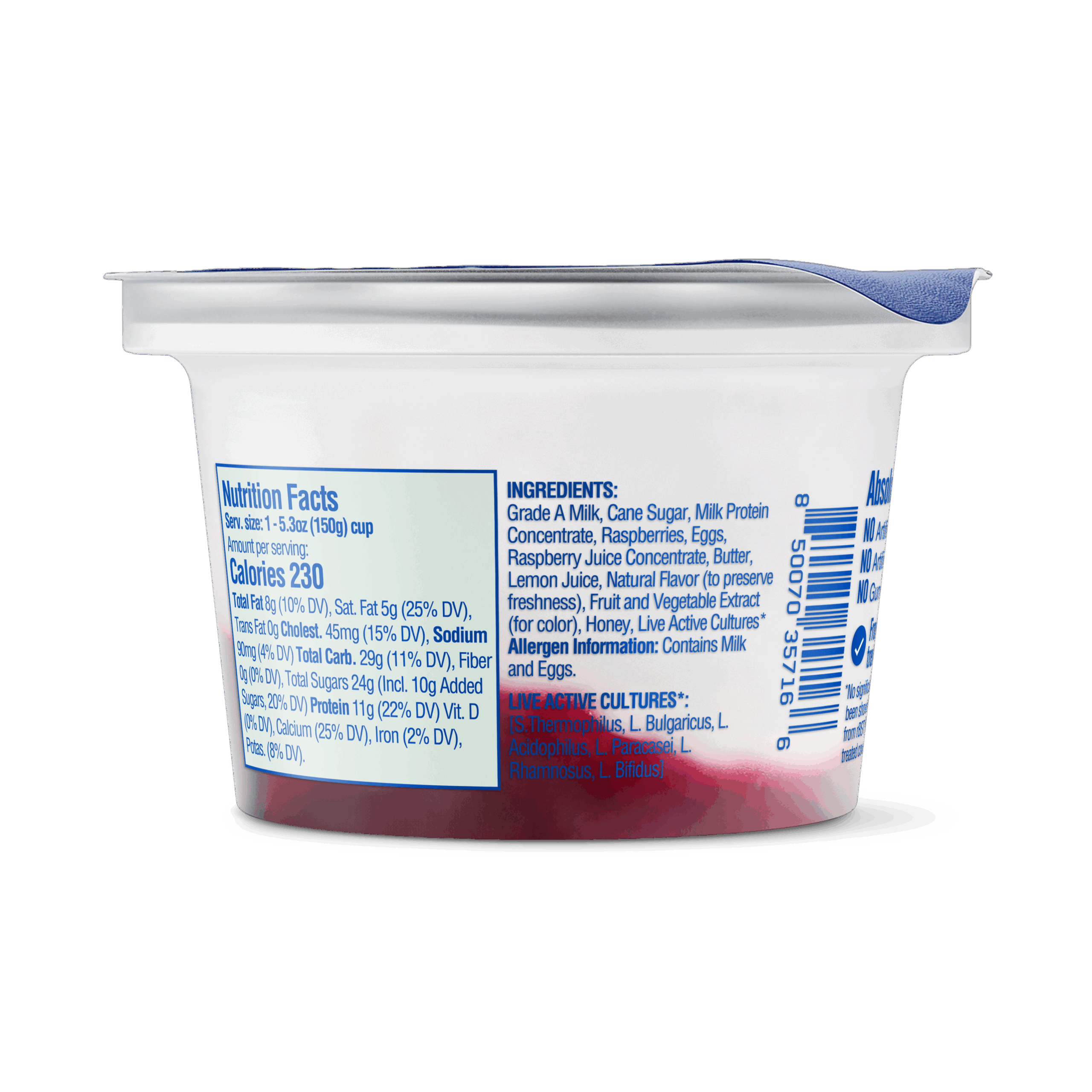 Raspberry Crème BOP Raspberry Crème back of cup